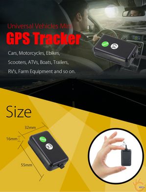GPS маяк для автомобіля - міні GPS трекер преміум класу нової версії VJOYCAR T0026