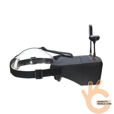 FPV очки - шлем DVR для квадрокоптера и авиамоделей Eachine EV800D 5.8ГГц Diversity 40Ch 5” 800*480 Оригинал!