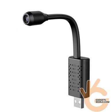 Міні WiFi камера USB з гнучким об'єктивом Jianshu U21WiFi, 2 Мп, P2P, хмара, до 128 Гб, FullHD 1080P