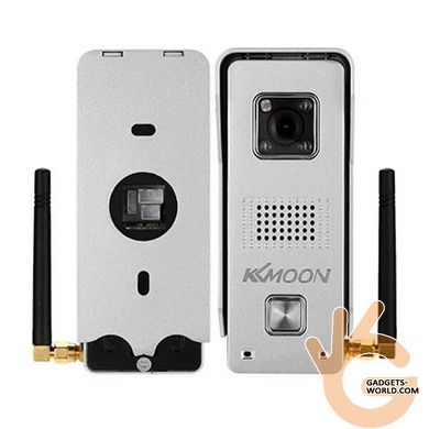 IP WiFi відеодомофон KKMOON S1038 з антивандальною металевою панеллю, Android & IOs App