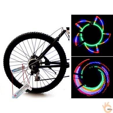 Подсветка колёс велосипеда MIXXAR LC-016 на размер более 20”, создание 32 анимаций в колёсах