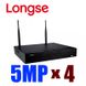 Відеореєстратор WiFi/IP для 4-х камер до 5 Мп, H.265, Onvif, HDD до 6 Тб KT-NVR3604DE2W Оригінал!