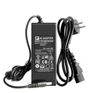 Импульсный блок питания Unitoptek 12V/4A в пластиковом корпусе для камер видеонаблюдения 12 В, 4 А