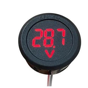 Вольтметр для електротранспорту з широким діапазоном напруги 4-100 В Intertek V100 під отвір 30 мм