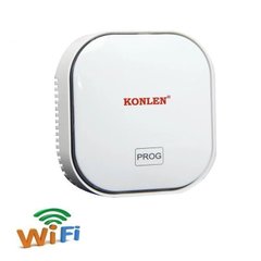 Датчик витоку природного газу + чадного газу 2в1 бездротовий WiFi Konlen CM-20, оповіщення на смартфон