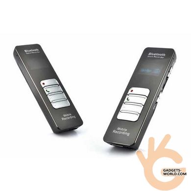 Диктофон Bluetooth для запису дзвінків і телефонних розмов HNSAT DVR-188, 8 Гб, iPhone & Android