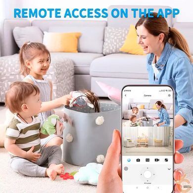 Камера WiFi 2 матрицы KONLEN Z5Sx2 с гибкими 20см шлейфами, встроенным АКБ, APP HomeEye, память до 256 Гб