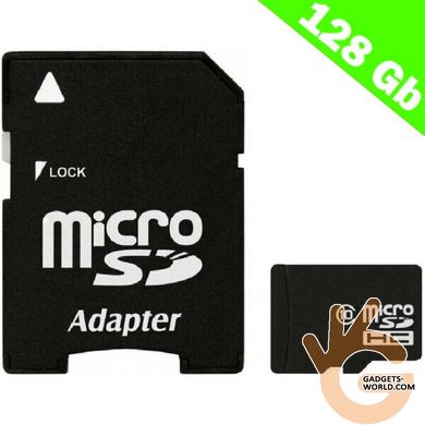 Микро SD карта памяти 128 Гб 10 класса, microSD 128 Gb Class 10