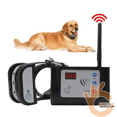Електронний паркан для собак + електронний світловідбиваючий нашийник Pet 882