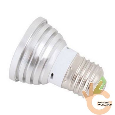 Лампа світлодіодна GOXI E27-5W, 16 кольорів, E27, 5 Вт + пульт ДУ