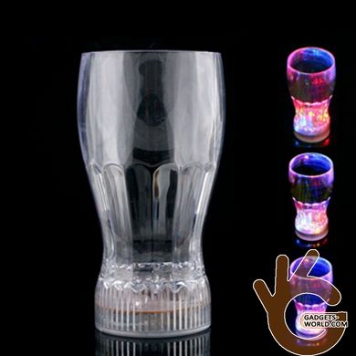 Светящийся LED стакан для напитков с мигающей разноцветной подсветкой для различных праздников и торжеств