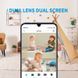 Камера WiFi 2 матрицы KONLEN Z5Sx2 с гибкими 20см шлейфами, встроенным АКБ, APP HomeEye, память до 256 Гб