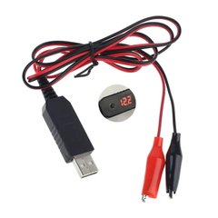 USB перетворювач напруги тестовий Apeyron 5Q, вх. QC3.0, вих. 5-12В 1А крок 0.2В, імітатор батареї від USB