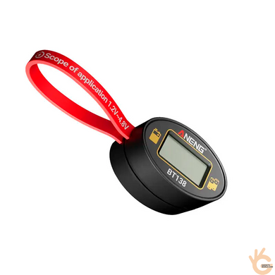 Тестер заряду батарейок і акумуляторів 1.2&ndash;9 V різних форматів з LCD-дисплеєм ANENG BT138