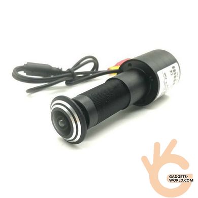 Глазок камера видеонаблюдения AHD 1080P для входной двери HQCAM RX2000BT, 2000 ТВЛ, 2Мп, угол 120°