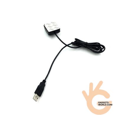 USB GPS приймач для ноутбука, комп'ютера G-MOUSE чіп U-blox 8 з виносним кабелем 2м та магнітним кріпленням