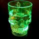 Светящийся стакан - бокал с подсветкой в виде черепа