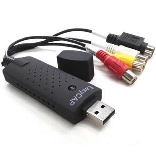 USB карта відео захоплення з аудіо каналом для запису відео на ПК EasyCAP USB2.0, з підтримкою Windows 7/8 АКЦІЯ!