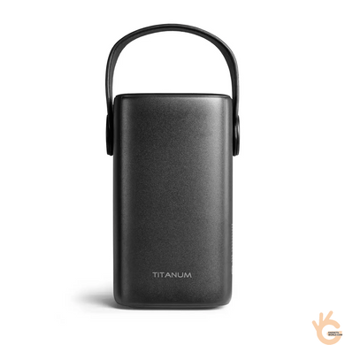 Портативный PD повербанк TITANUM WC60 60000 мАч 100W, 5 USB-портов для ноутбука, роутера + два LED-фонаря