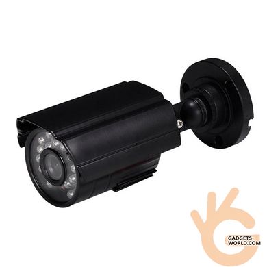 Видеокамера AHD уличная недорогая AHWVSE LIB24 A, 1 Мп, 720P, 1200TVL, 0,1 LUX, ИК подсветка 20 м