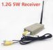 Бездротовий 1.2GHz 5W 4Ch комплект передачі відео і аудіо PARTOM TX 5000A на відстань до 3000 м