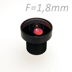 Объектив для камер наблюдения фиксированный Z-Ben MINI-1.8, M12 F=1.8 мм, угол обзора 106x90°, F 2.0 1/3"
