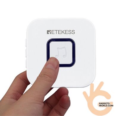 Беспроводная кнопка вызова медсестры для пожилых людей RETEKESS TH102 до 100 метров, 52 мелодии