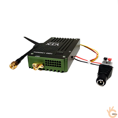 Kimpok KP-T1280B FPV передатчик 1.2GHz 8W 8Ch (1080-1360MHz) для дронов, AV вход, 10-36V