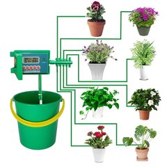 Автоматичний полив кімнатних рослин, таймер, автономний насос для 10 рослин, система Dripping Pro 001