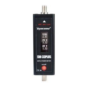 SURECOM SW-33 Plus VHF/UHF 100W 125-525МГц вимірювач ВЧ потужності та КСХ + навантаження та набір перехідників