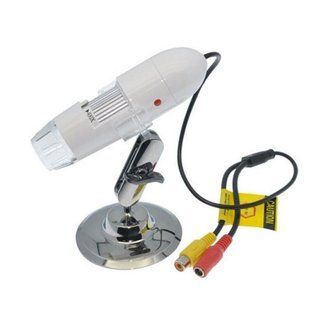 USB мікроскоп електронний цифровий зі збільшенням 200 x FUERS DM-200, 1.3 Мп, підсвічування 8 LED
