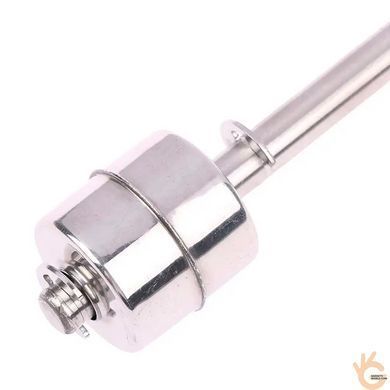 Датчик уровня жидкости 2х поплавковый прямой Kronos LS2-200, нержавеющая сталь, длина 200мм, 12-220В 0,5А