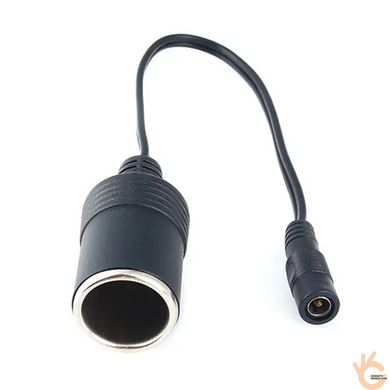 Кабель питания переходник 12v/24v jack 5521 female 5.5*2.1мм – 12v CS разъем прикуривателя Ningbo Kepo RL-CS12