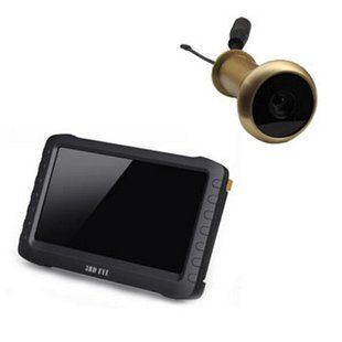 Беспроводной комплект для входной двери Third Eye TE-50K, 2.4 ГГц приёмник + камера 90&deg;, до 250м