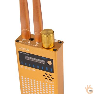 Детектор прослуховування, бездротових камер, активних жучків, 1 МГц - 8 ГГц + окремий GSM канал Scanner G319A