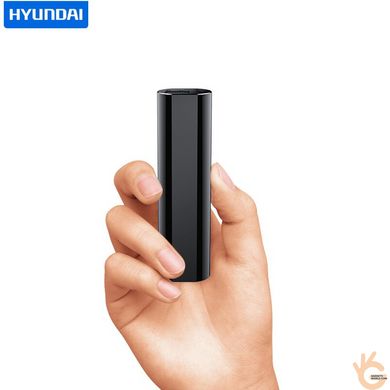 Цифровой диктофон с большим временем работы Hyundai K-705, 32 Гб, 300 часов, Power Bank, VOX