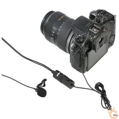 Петличный моно активный микрофон BOYA BY M1 V2.0, петличка БОЯ для камеры и смартфона. 100% ОРИГИНАЛ!