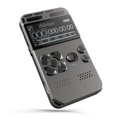 Диктофон цифровой профессиональный Hyundai E-188, 8Gb, до 80 часов записи, SD карта до 64Gb, VOX, таймер, MP3