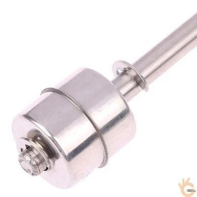 Датчик уровня жидкости 2х поплавковый угловой Kronos LS2-200U, нержавеющая сталь, длина 200мм, 12-220В 0,5А