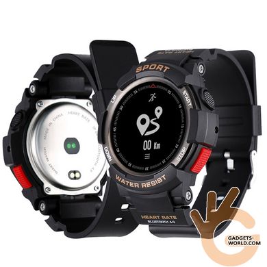Смарт часы для спорта FUERS NO.1 F6 водонепроницаемые c Bluetooth 4.0 и приложением для смартфона