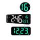 Настенные электронные часы с большими цифрами, термометр, календарь, секундомер, таймер, пульт Xiaomi MiClock
