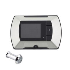 Видеоглазок дверной цифровой для квартиры Kivos 601B с 2.4", для двери 35-50 мм, угол 100°