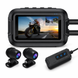 Видеорегистратор для мотоцикла профессиональный LCD 3&rdquo; MSTAR M22, 2 AHD камеры 1080p 150&deg;, SONY IMX323