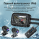 Видеорегистратор для мотоцикла профессиональный LCD 3&rdquo; MSTAR M22, 2 AHD камеры 1080p 150&deg;, SONY IMX323