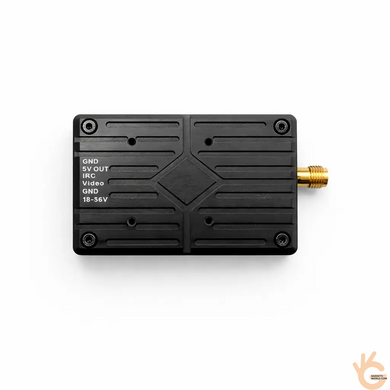Kimpok KP-ALV5000AC FPV передавач 6.1&ndash;7.2 GHz 5 W (3 рівні) 64 Ch (6110&ndash;7210 MHz) для дронів, AV-вхід, 7&ndash;36V