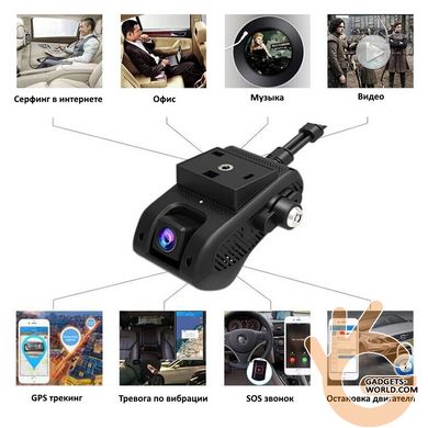 Автомобильный видеорегистратор 4G, WiFi, GPS Jimi JC400 Aivision Cam с online видео через интернет