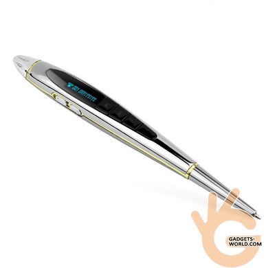Диктофон - ручка Hyundai X5, 16 Гб, металл, MP3 плеер, OLED дисплей, VOX - датчик голоса