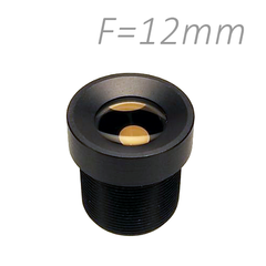Объектив для камер наблюдения фиксированный Z-Ben MINI-12, M12 F=12 мм, угол обзора 22x17°, F 2.0 1/3"