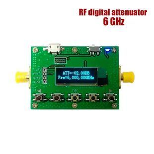 Цифровий програмований атенюатор з LCD 9 кГц &ndash; 6 ГГц 1&ndash;31 дБ до 1000 мВт JUNTEK JDS-A6G на чипі PE43703