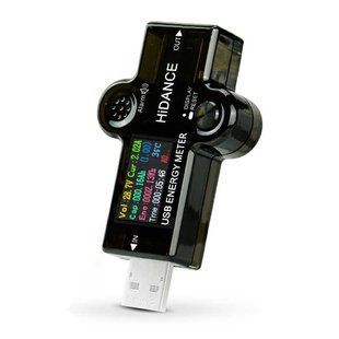 Енергометр USB лікарь 3.6 - 32В 5А KKMOON J7-H, Bluetooth, термометр, амперметр, вольтметр, ватметр, таймер